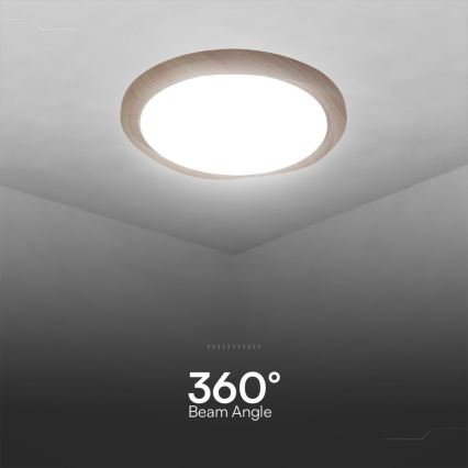 Plafón LED regulable LED/60W/230V 3000-6500K diá. 49 cm + control remoto