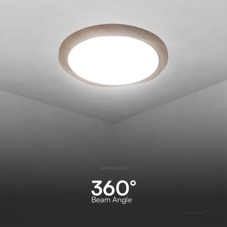 Plafón LED regulable LED/60W/230V 3000-6500K diá. 49 cm + control remoto