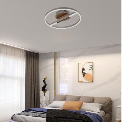 Plafón LED regulable LED/60W/230V 3000-6500K + control remoto