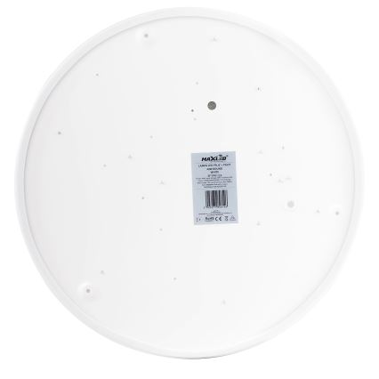 Plafón LED regulable LED/60W/230V 3000-6500K diá. 60 cm blanco + control remoto