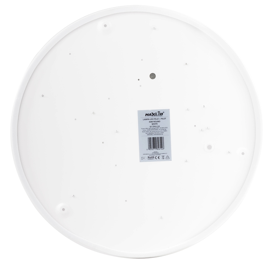 Plafón LED regulable LED/60W/230V 3000-6500K diá. 60 cm blanco + control remoto