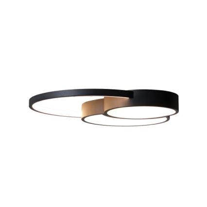 Plafón LED regulable LED/60W/230V 3000-6500K negro + control remoto