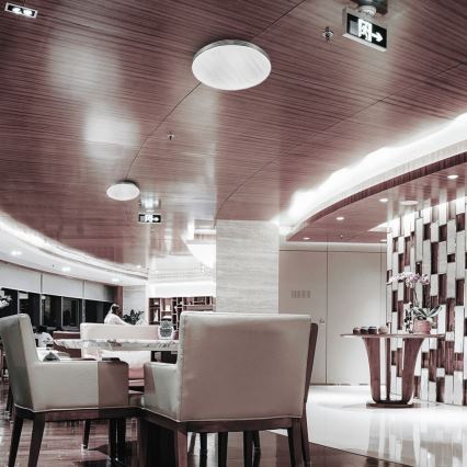 Plafón LED regulable LED/60W/230V 3000K/4000K/6500K diá. 50 cm + control remoto