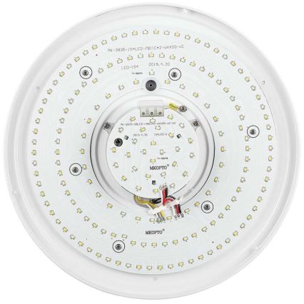 Plafón LED regulable LED/60W/230V 3000K/4000K/6500K diá. 50 cm + control remoto
