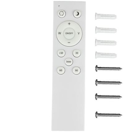 Plafón LED regulable LED/60W/230V 3000K/4000K/6500K diá. 50 cm + control remoto