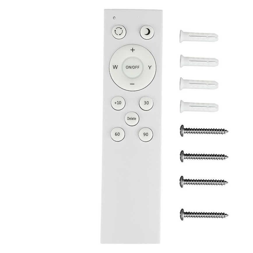 Plafón LED regulable LED/60W/230V 3000K/4000K/6500K diá. 50 cm + control remoto