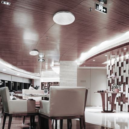 Plafón LED regulable LED/60W/230V 3000K/4000K/6500K diá. 50 cm + control remoto