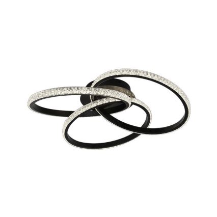 Plafón LED regulable LED/70W/230V 3000-6500K negro + control remoto