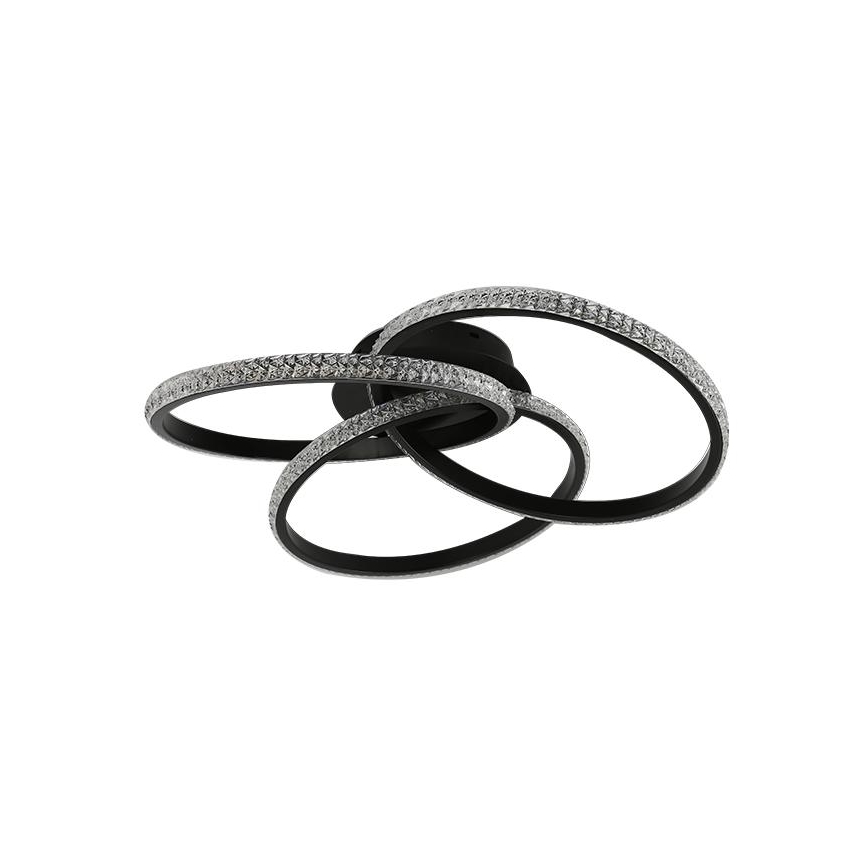 Plafón LED regulable LED/70W/230V 3000-6500K negro + control remoto