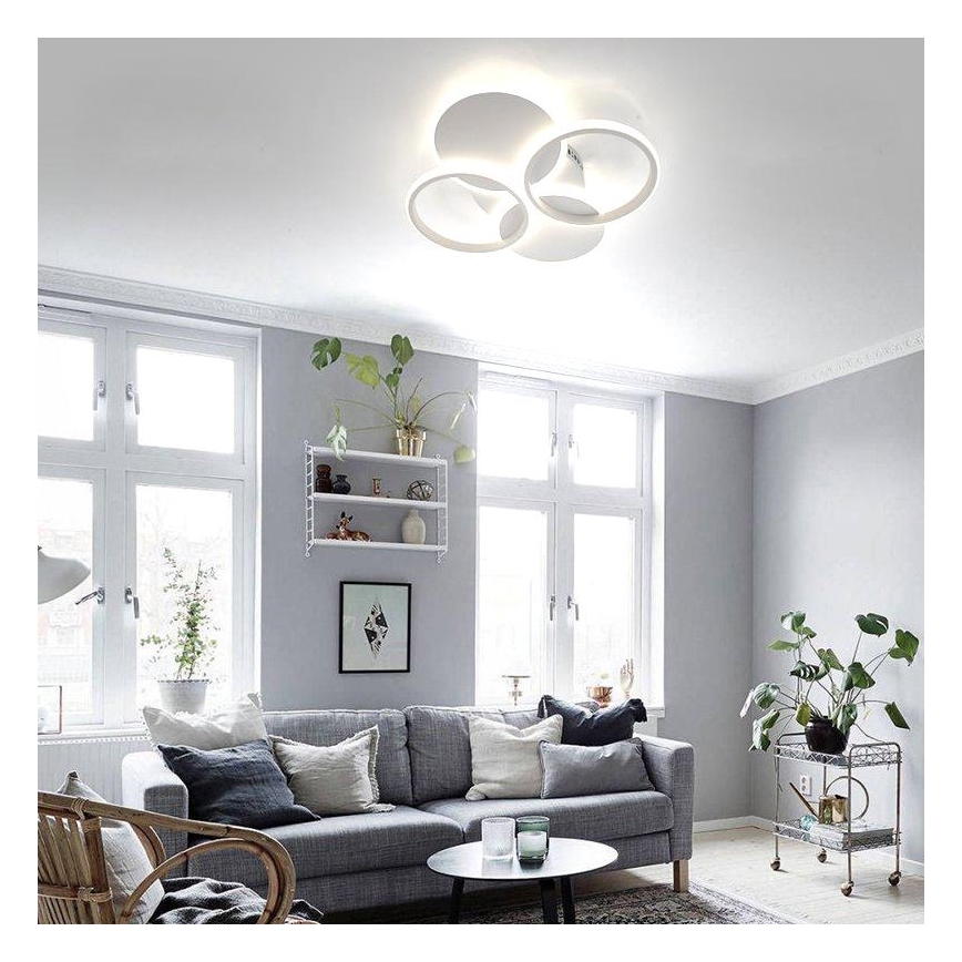 Plafón LED regulable LED/70W/230V 3000-6500K + control remoto