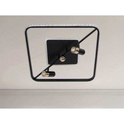 Plafón LED regulable LED/70W/230V 3000-6500K negro + control remoto