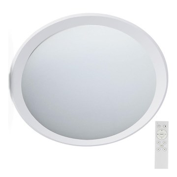 Plafón LED regulable LED/72W/230V 3000-6500K diá. 67 cm blanco + control remoto