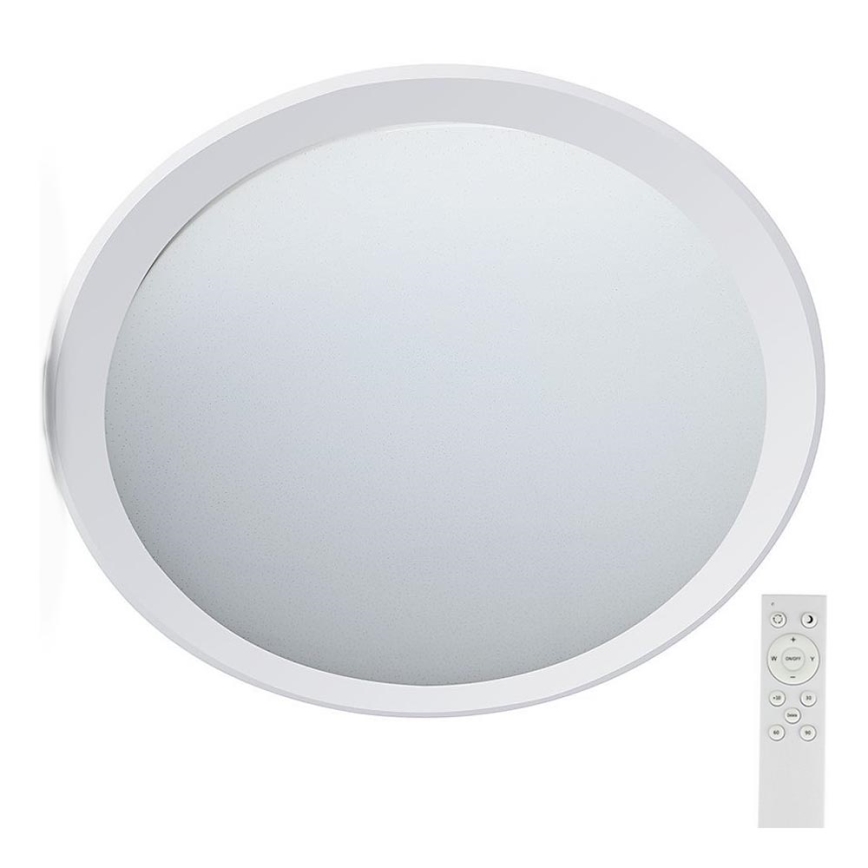 Plafón LED regulable LED/72W/230V 3000-6500K diá. 67 cm blanco + control remoto