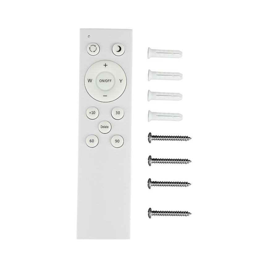 Plafón LED regulable LED/72W/230V 3000-6500K diá. 67 cm blanco + control remoto