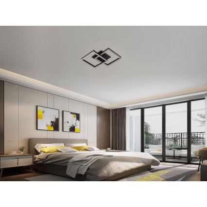 Plafón LED regulable LED/80W/230V 3000-6500K + control remoto