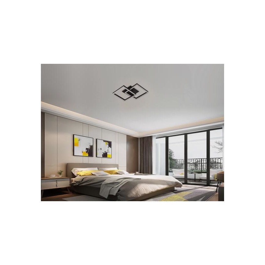 Plafón LED regulable LED/80W/230V 3000-6500K + control remoto