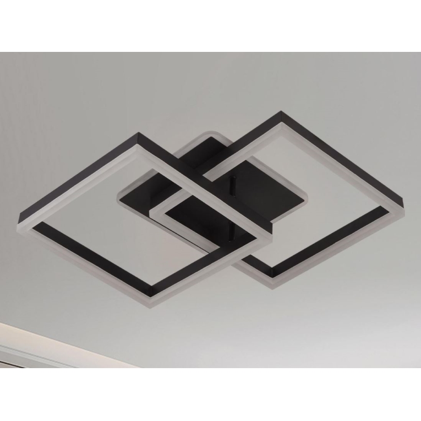 Plafón LED regulable LED/80W/230V 3000-6500K + control remoto
