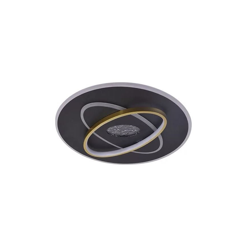 Plafón LED regulable LED/80W/230V 3000-6500K negro + control remoto