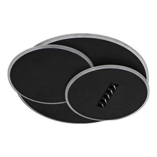Plafón LED regulable LED/90W/230V 3000-6500K negro + control remoto