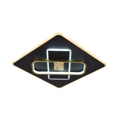 Plafón LED regulable LED/90W/230V 3000-6500K negro + control remoto