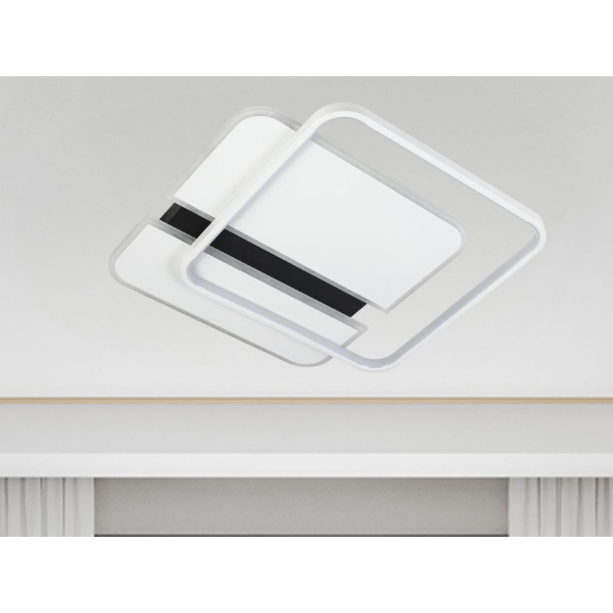 Plafón LED regulable LED/95W/230V 3000-6500K blanco + control remoto