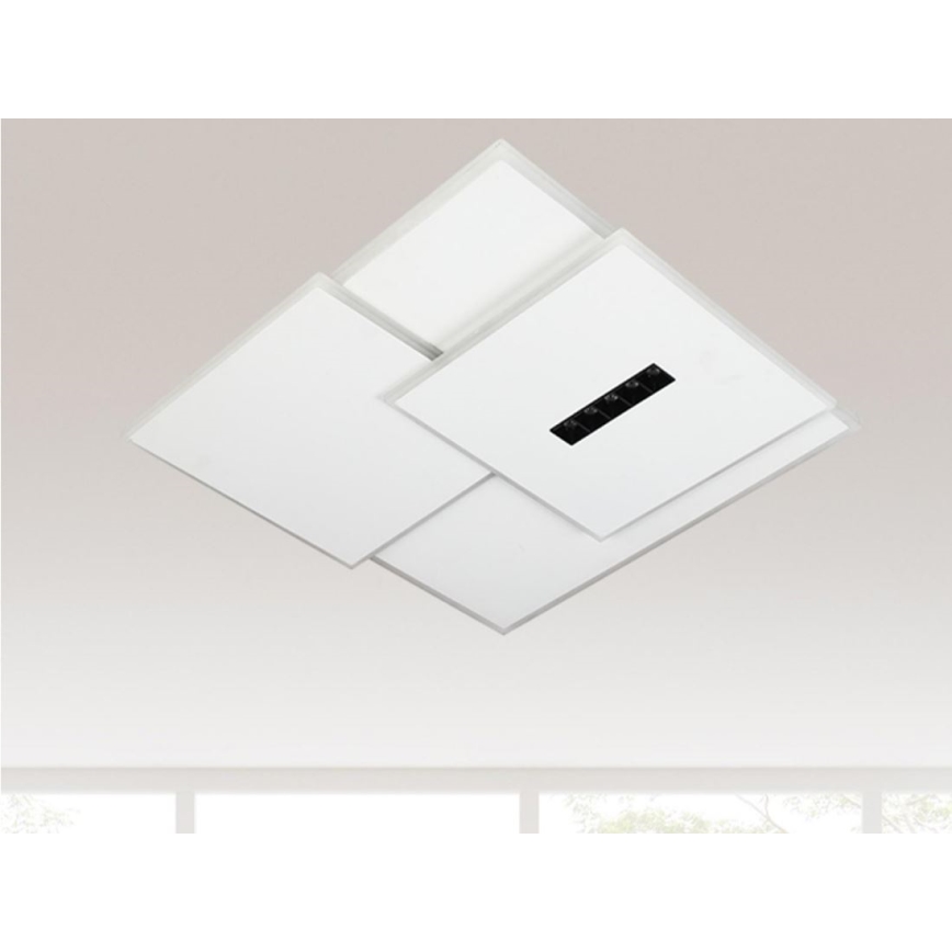 Plafón LED regulable LED/95W/230V 3000-6500K blanco + control remoto