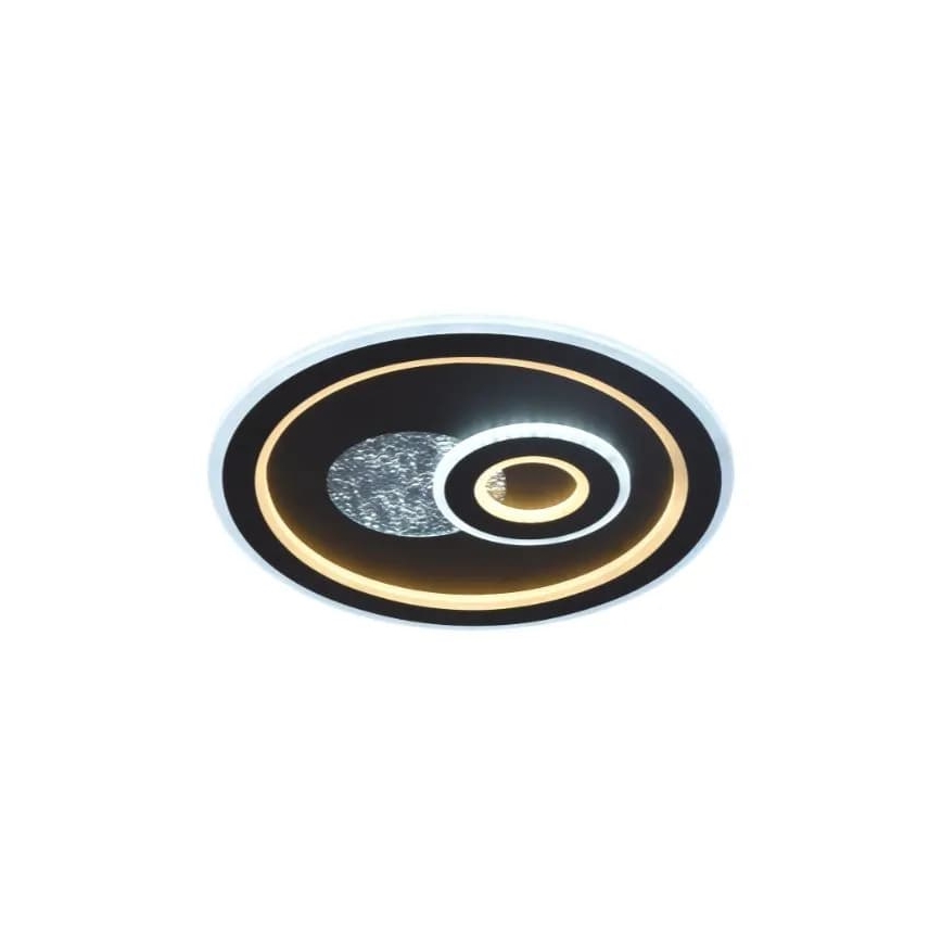 Plafón LED regulable LED/95W/230V 3000-6500K negro + control remoto