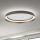 Plafón LED regulable MANTA LED/38W/230V 2700/3000/4000K diá. 45 cm marrón