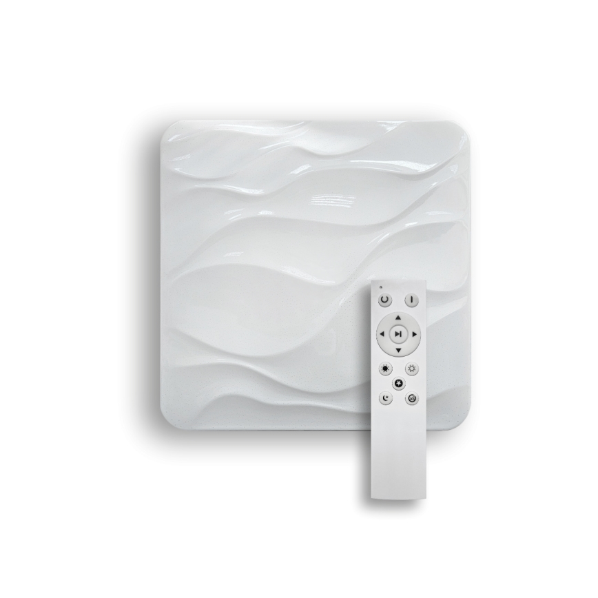 Plafón LED regulable NERIS LED/60W/230V 2700-6500K 53x53 cm + control remoto