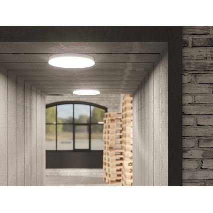 Luminaria de techo LED regulable para baño LED/15W/230V 3000/4000/5000K Ø 30 cm IP54