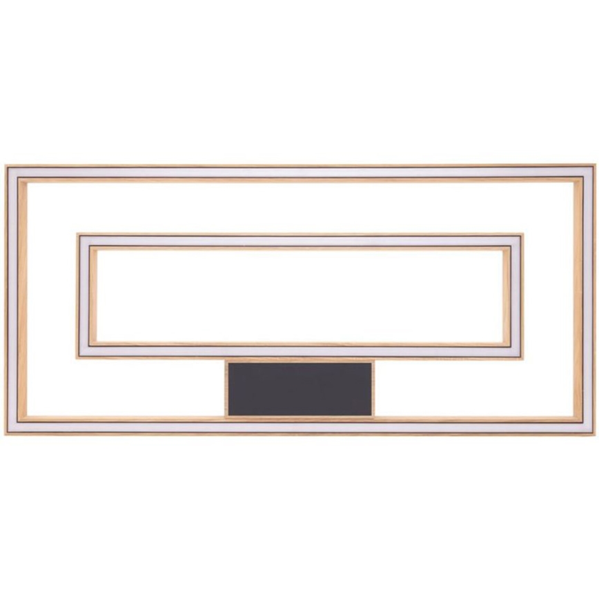 Plafón LED regulable RAMME 2xLED/28,5W/230V roble
