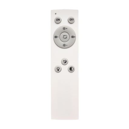 Plafón LED regulable SMART CORAL LED/24W/230V blanco/plata + mando a distancia
