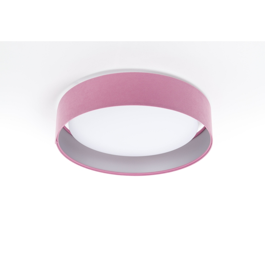Plafón LED regulable SMART GALAXY LED/24W/230V d. 44 cm rosa/plata 3000-6500K + mando a distancia