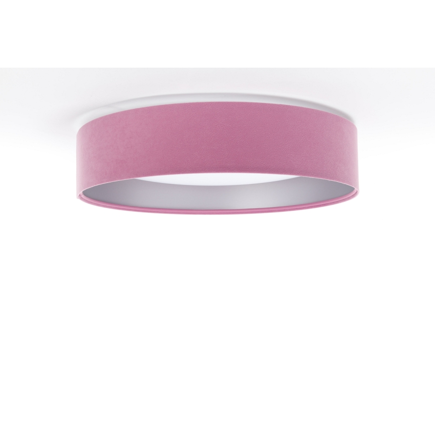 Plafón LED regulable SMART GALAXY LED/24W/230V d. 44 cm rosa/plata 3000-6500K + mando a distancia