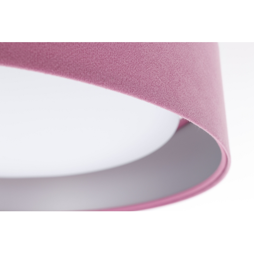 Plafón LED regulable SMART GALAXY LED/24W/230V d. 44 cm rosa/plata 3000-6500K + mando a distancia