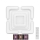 Plafón LED regulable TIPO LED/120W/230V 2700-6500K multicolor + mando a distancia