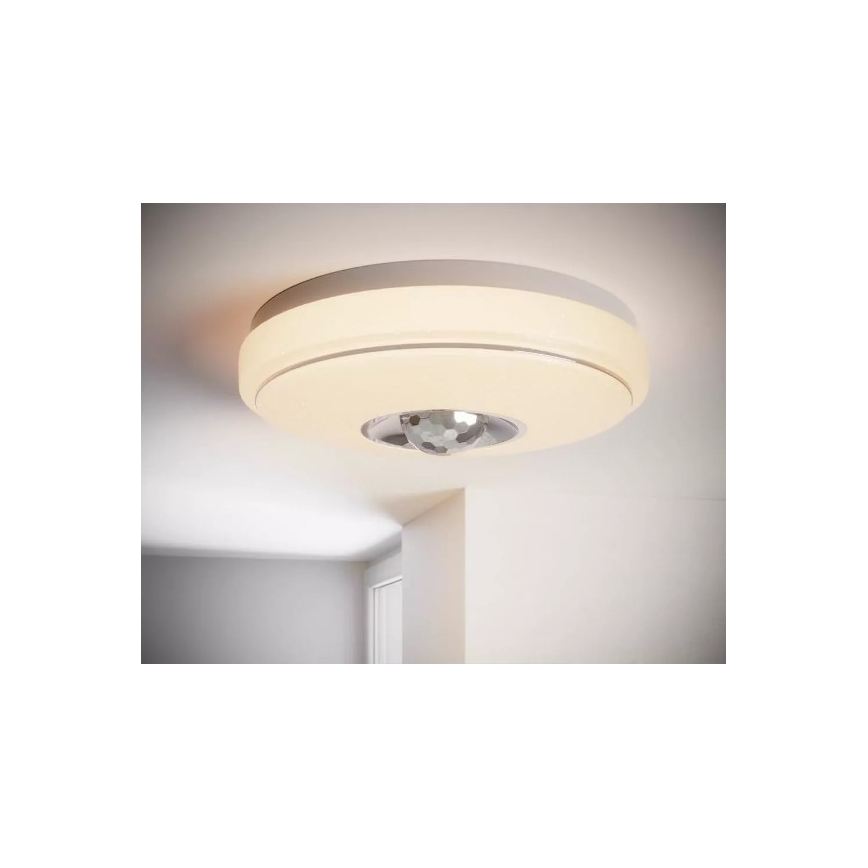 Plafón LED RGB regulable MAGIC DISCO LED/18W/230V + mando a distancia