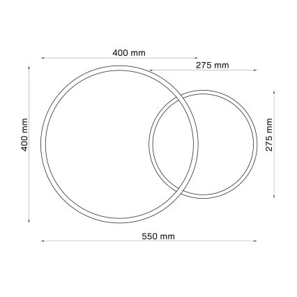 Plafón LED ROMAN LED/33W/230V 4000K blanco
