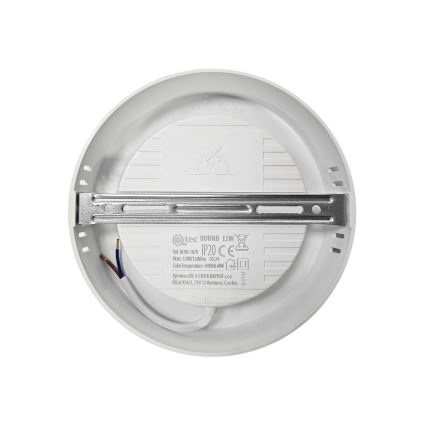 Plafón LED ROUND LED/12W/230V 4000K diá. 16,7 cm blanco