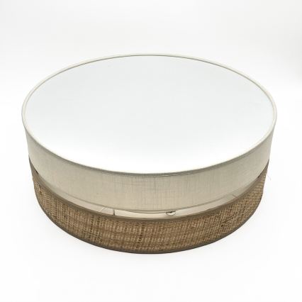 Lámpara de techo LED SIRJA BOHO LED/36W/230V 4000K Ø 45 cm beige/crema