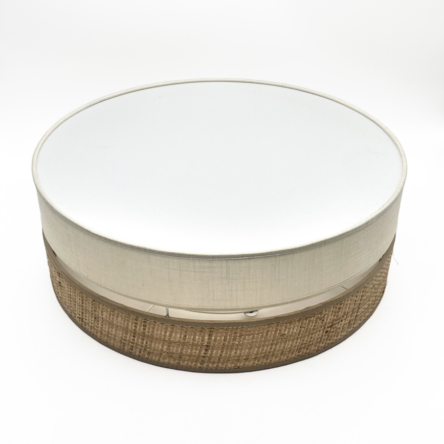 Lámpara de techo LED SIRJA BOHO LED/36W/230V 4000K Ø 45 cm beige/crema