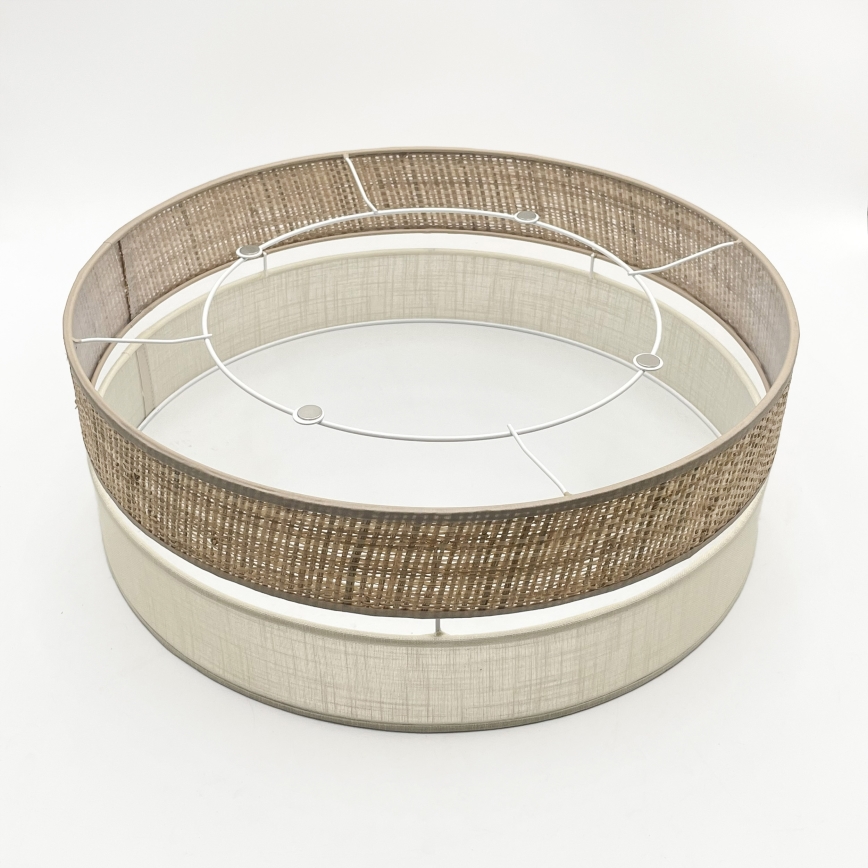 Lámpara de techo LED SIRJA BOHO LED/36W/230V 4000K Ø 45 cm beige/crema