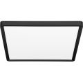 Plafón LED TERY LED/40W/230V 3000/4000/6000K 50x50 cm IP40 negro
