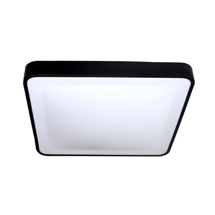 Plafón LED WILTON LED/24W/230V 37,5x37,5 cm negro