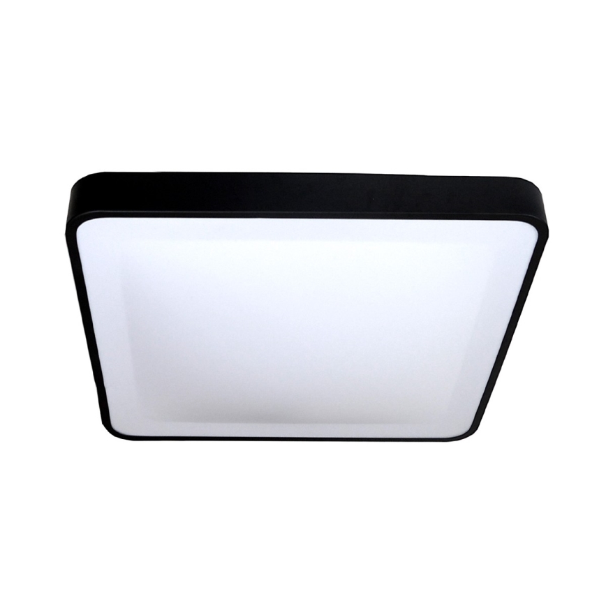 Plafón LED WILTON LED/24W/230V 37,5x37,5 cm negro