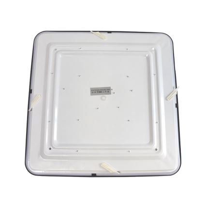 Plafón LED WILTON LED/24W/230V 37,5x37,5 cm negro