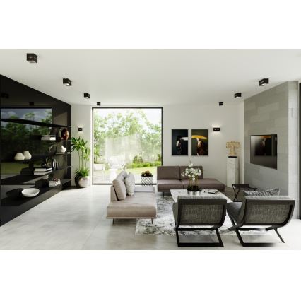 Plafón LOBO 1xG9/40W/230V negro