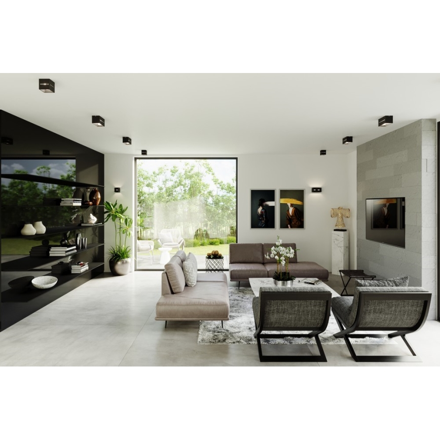 Plafón LOBO 1xG9/40W/230V negro