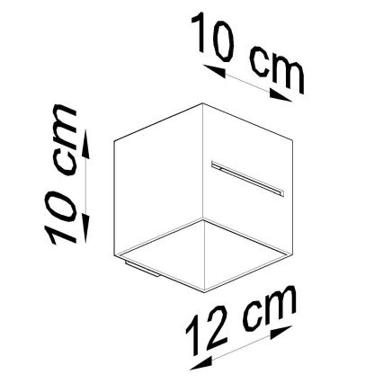Plafón LOBO 1xG9/40W/230V negro