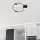 Plafón LUCIO 3xGX53/12W/230V negro